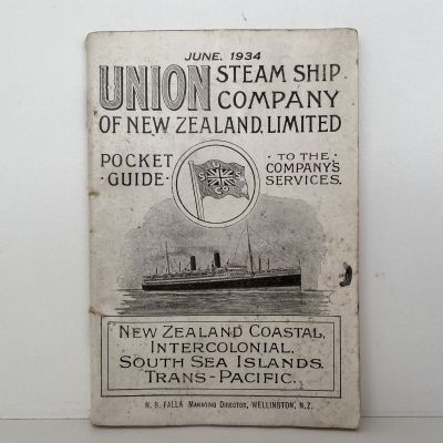 UNION STEAMSHIP COMPANY Pocket Guide to Company Services 1934