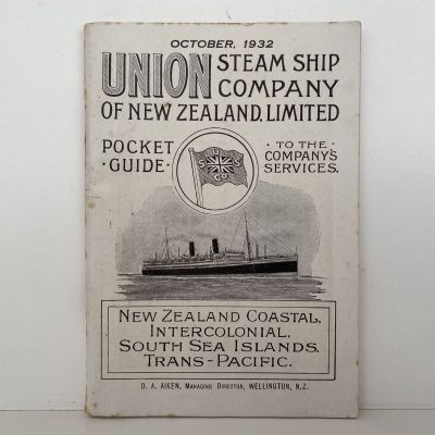 UNION STEAMSHIP COMPANY Pocket Guide to Company Services 1932