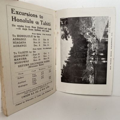 UNION STEAMSHIP COMPANY Pocket Guide to Company Services 1932