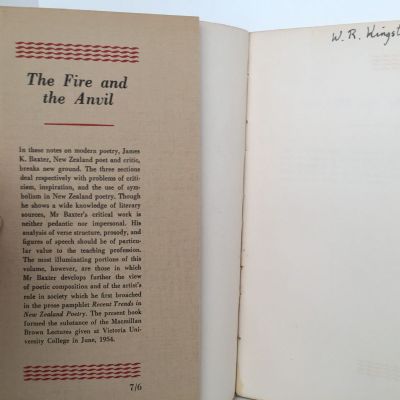 THE FIRE AND THE ANVIL: Notes on Modern Poetry