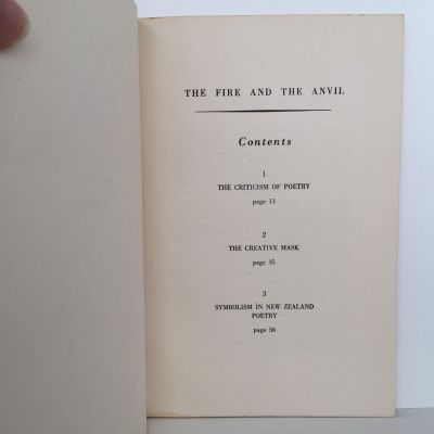 THE FIRE AND THE ANVIL: Notes on Modern Poetry