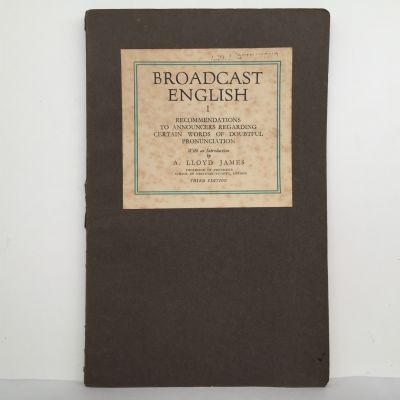BROADCAST ENGLISH I