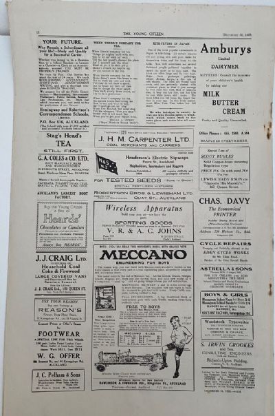 OLD NEWSPAPERS: The Young Citizen League from 1920s