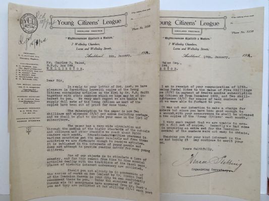 OLD NEWSPAPERS: The Young Citizen League from 1920s