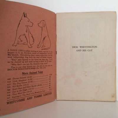 DICK WHITTINGTON AND HIS CAT - Whitcombe's Story Books No 212