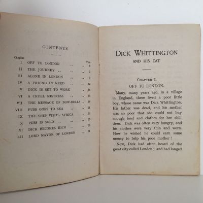 DICK WHITTINGTON AND HIS CAT - Whitcombe's Story Books No 212