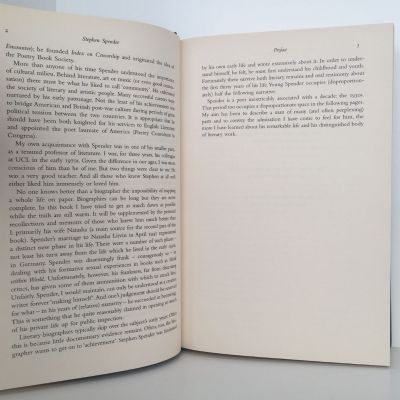 STEPHEN SPENDER: The Authorized Biography