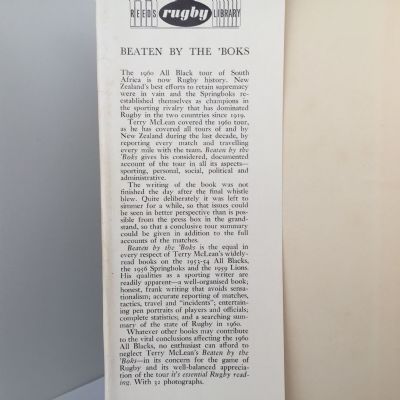 BEATEN BY THE 'BOKS: The 1960 All Blacks in South Africa