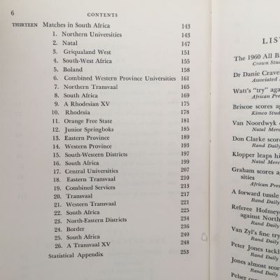 BEATEN BY THE 'BOKS: The 1960 All Blacks in South Africa