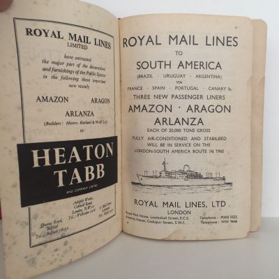 THE SOUTH AMERICAN HANDBOOK 1960 - South and Central America, Mexico and Cuba