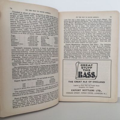 THE SOUTH AMERICAN HANDBOOK 1960 - South and Central America, Mexico and Cuba