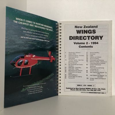 New Zealand Wings Directory VOL 2 1994