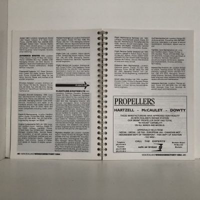 New Zealand Wings Directory VOL 2 1994