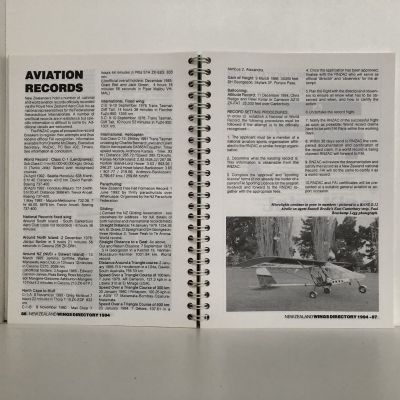 New Zealand Wings Directory VOL 2 1994