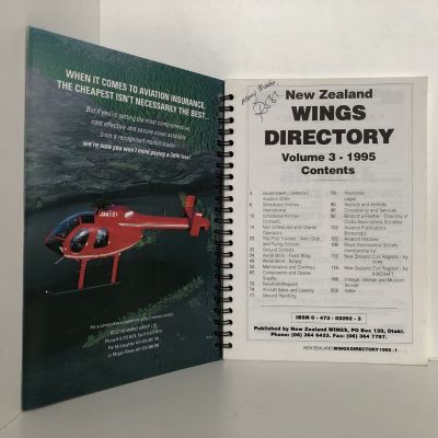 New Zealand Wings Directory VOL 3 1995