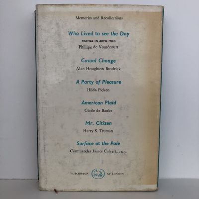 CRITCH: The Memoirs of Brigadier General A. C. Critchley