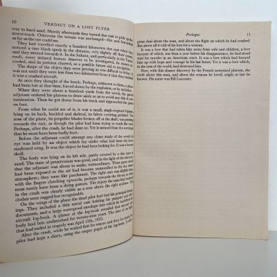 VERDICT ON A LOST FLYER: The Story of Bill Lancaster & Chubbie Miller