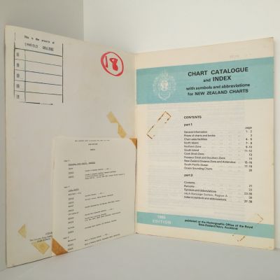 CHART CATALOGUE and INDEX: New Zealand Charts