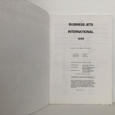 BUSINESS JETS INTERNATIONAL 1988