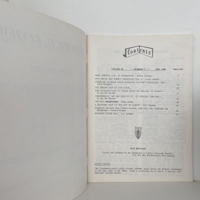 HISTORICAL REVIEW: Bay of Plenty Journal of History - Vol. 38, No. 1 - May 1990