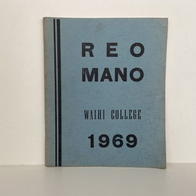 REO MANO Waihi College 1969