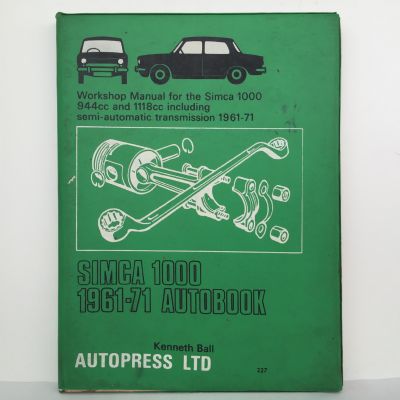Simca 1000 1961-71 Autobook