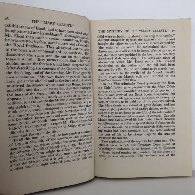 THE MARY CELESTE, and other Strange Tales of the Sea