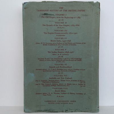THE CAMBRIDGE HISTORY OF THE BRITISH EMPIRE: Volume VII Part II New Zealand