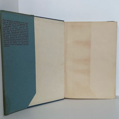 THE CAMBRIDGE HISTORY OF THE BRITISH EMPIRE: Volume VII Part II New Zealand