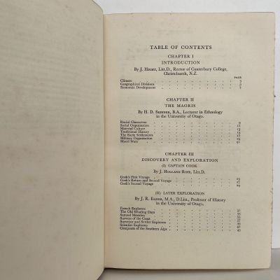 THE CAMBRIDGE HISTORY OF THE BRITISH EMPIRE: Volume VII Part II New Zealand