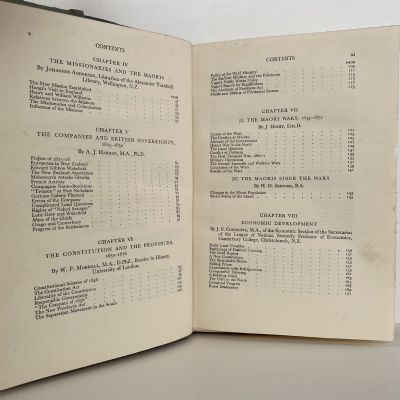 THE CAMBRIDGE HISTORY OF THE BRITISH EMPIRE: Volume VII Part II New Zealand