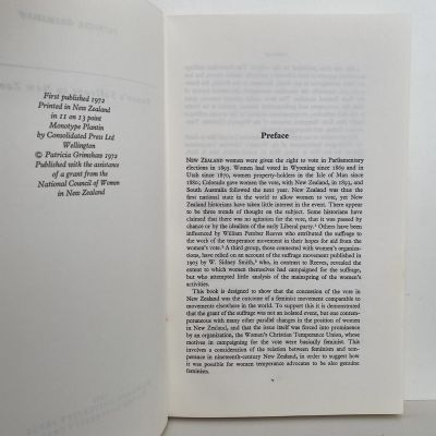 Women's Suffrage in New Zealand
