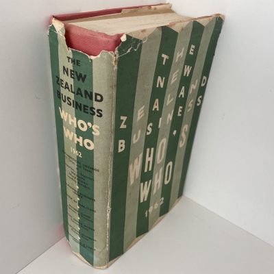 The New Zealand Business WHO'S WHO 1962