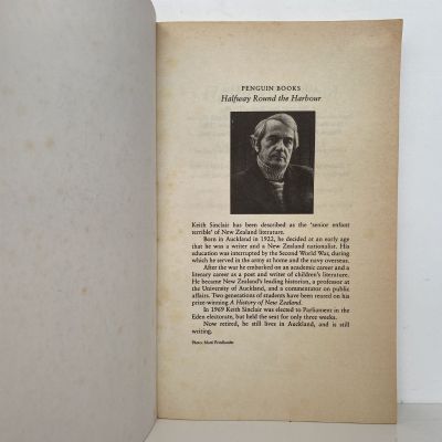 HALFWAY ROUND THE HARBOUR: An Autobiography of Keith Sinclair