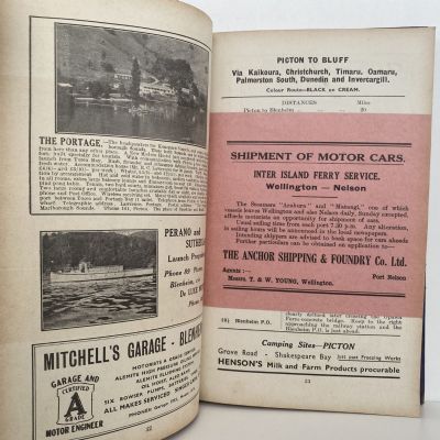 The New Zealand MOTORISTS ROAD GUIDE - Fifteenth Edition 1935