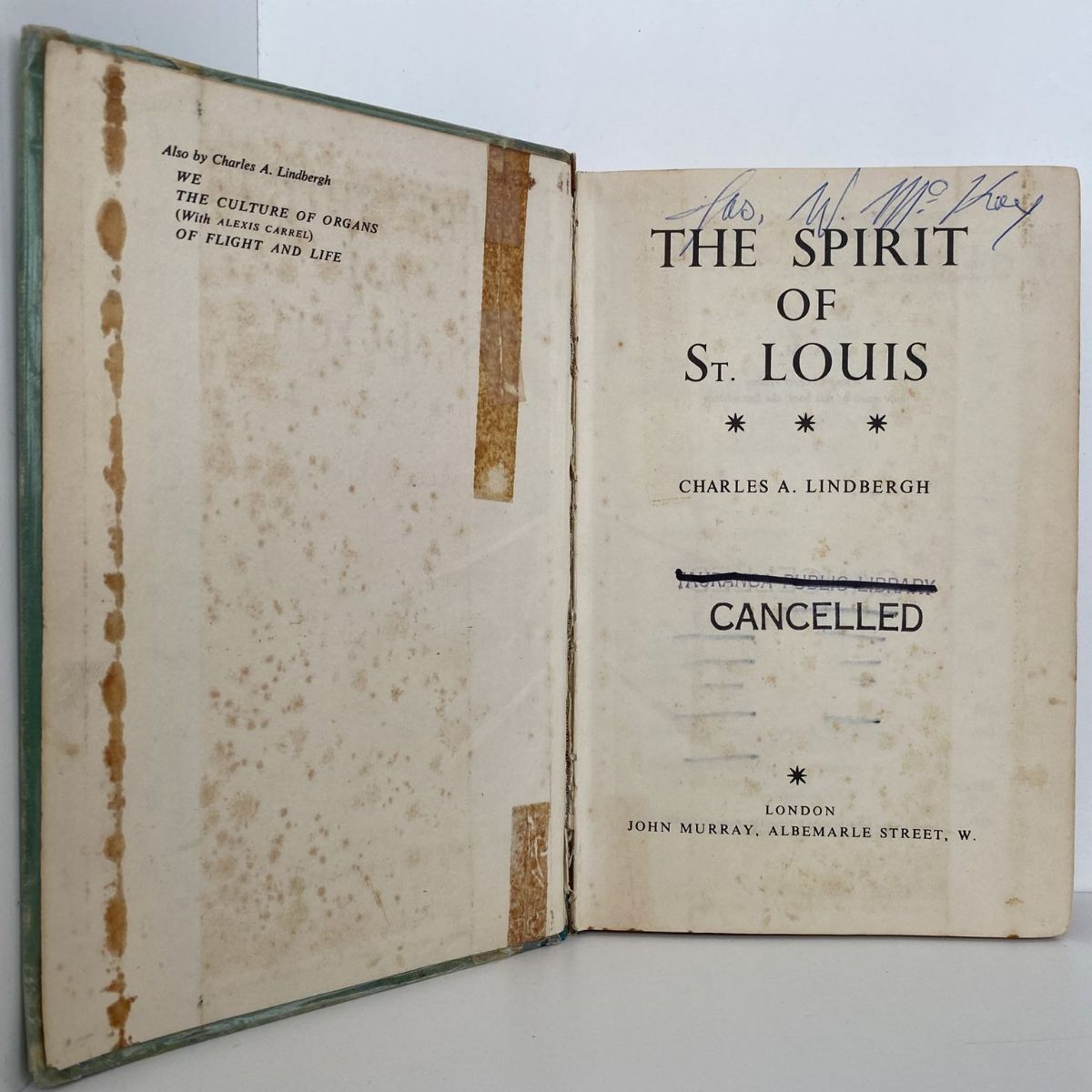 THE SPIRIT OF St. LOUIS