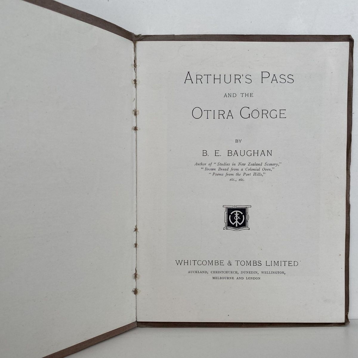 ARTHUR'S PASS and the OTIRA GORGE