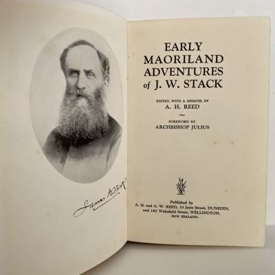 EARLY MAORILAND ADVENTURES of J.W. Stack