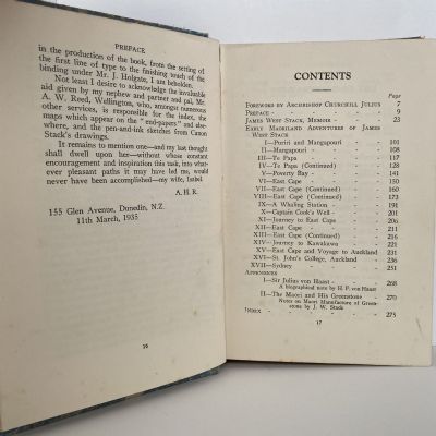 EARLY MAORILAND ADVENTURES of J.W. Stack