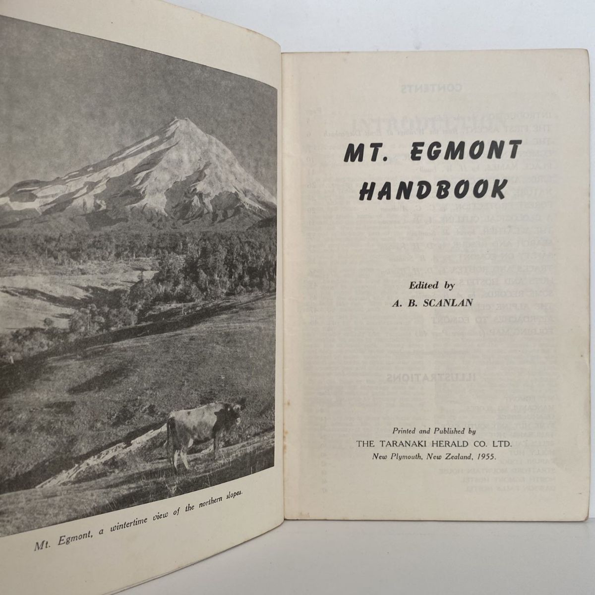 MT. EGMONT HANDBOOK: History and Information