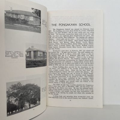 Seventy five Years Later - A History of the Pongakawa School