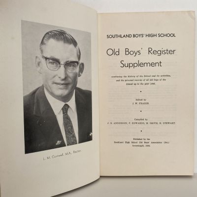 SOUTHLAND BOYS HIGH SCHOOL: Register Supplement 1957 - 1965
