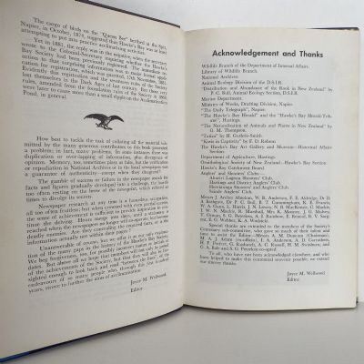 HAWKE'S BAY Acclimatisation Society Centenary 1868-1968