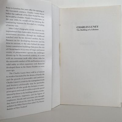 CHARLES LUNEY: The Building of A Lifetime