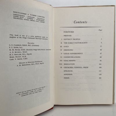 THE DUNSTAN: A History of the Alexandra-Clyde Districts