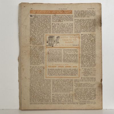 THE WAR ILLUSTRATED - Vol 4, No 100, 1st Aug 1941