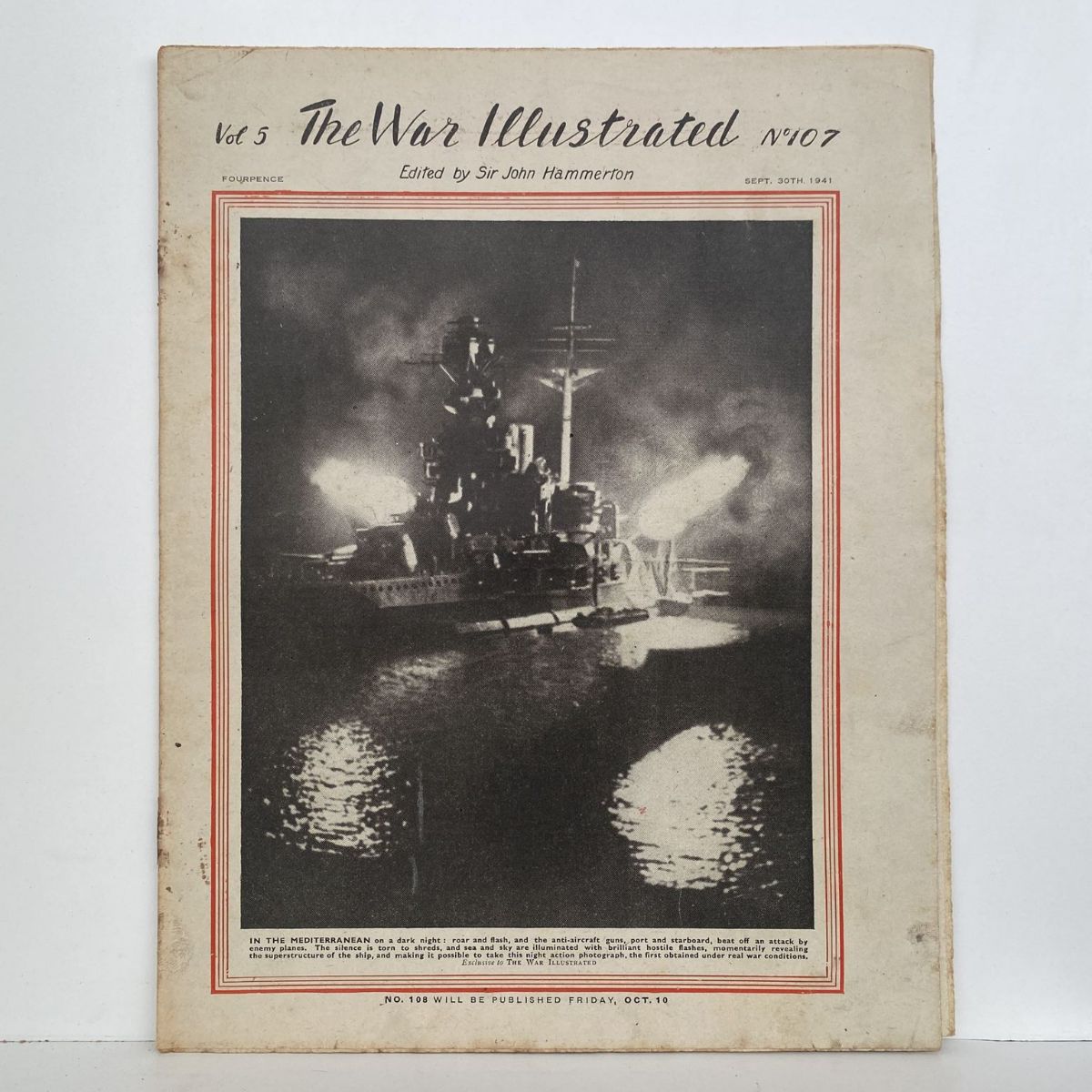 THE WAR ILLUSTRATED - Vol 5, No 107, 30th Sept 1941