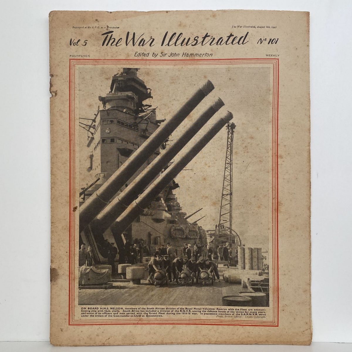 THE WAR ILLUSTRATED - Vol 5, No 101, 8th Aug 1941