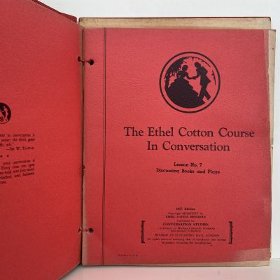 The Ethel Cotton Course in Conversation Lessons 1-12