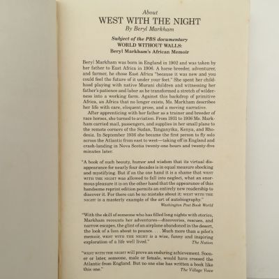West with the Night